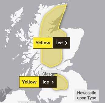 The new alert comes into force at 6pm on Wednesday. Picture: Met Office.