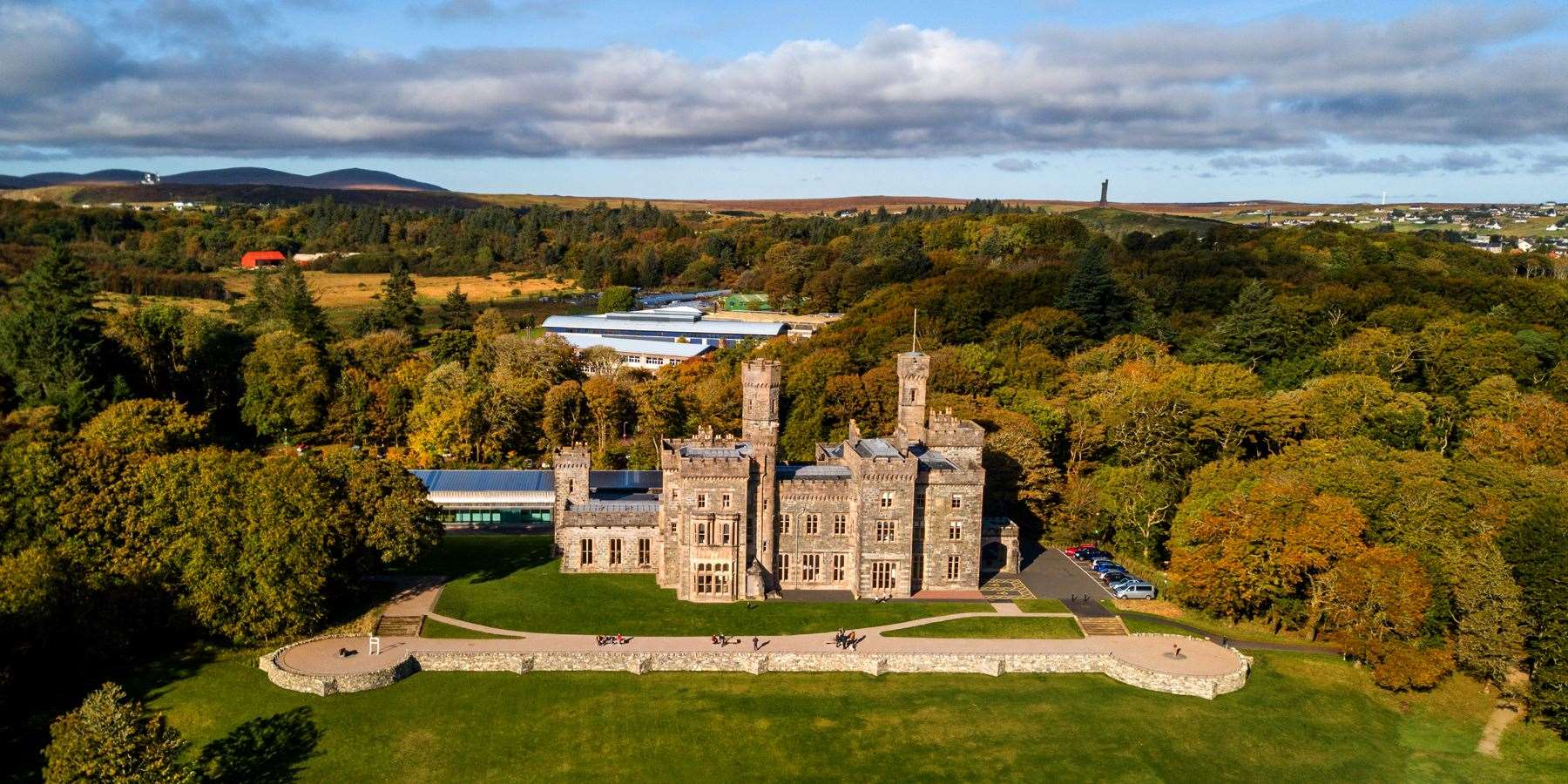 Lews Castle, where the Midnight Sun Weekender will be held. Picture: Malcolm Macleod