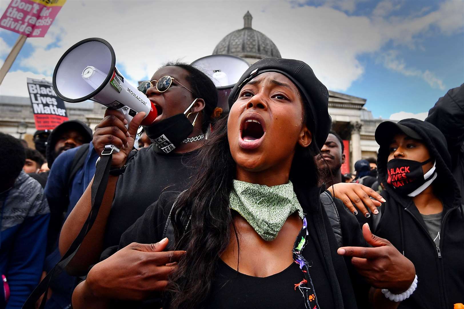 Sasha Johnson has been involved in the Black Lives Matter movement (Victoria Jones/PA)