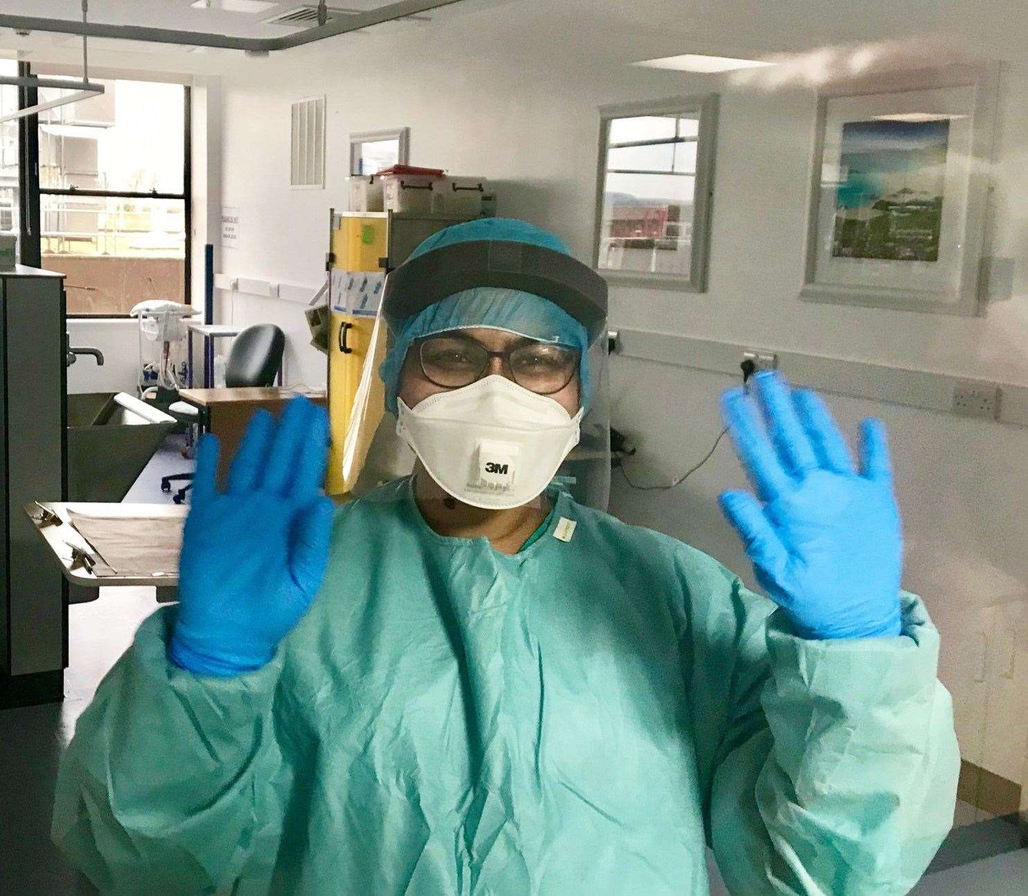Visors developed by Inverness-based companies Aseptium, 4c Engineering and LifeScan.