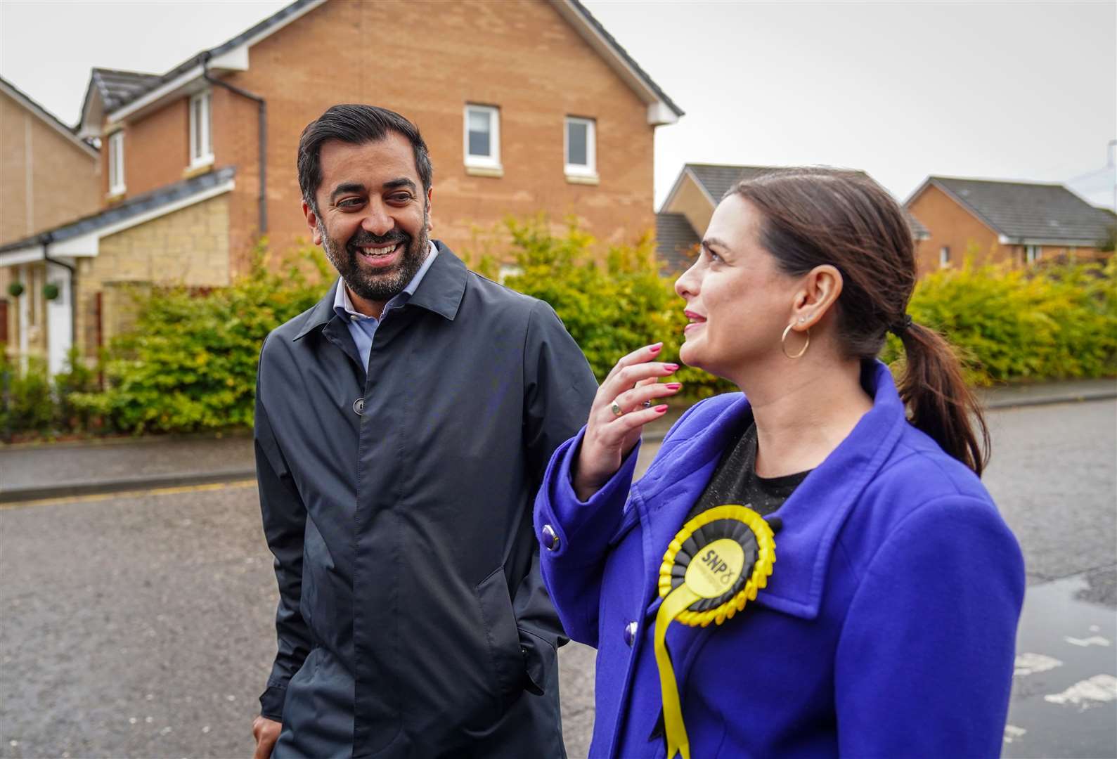 SNP leader Humza Yousaf said it was a ‘disappointing’ result for his party and candidate Katy Loudon (Jane Barlow/PA)
