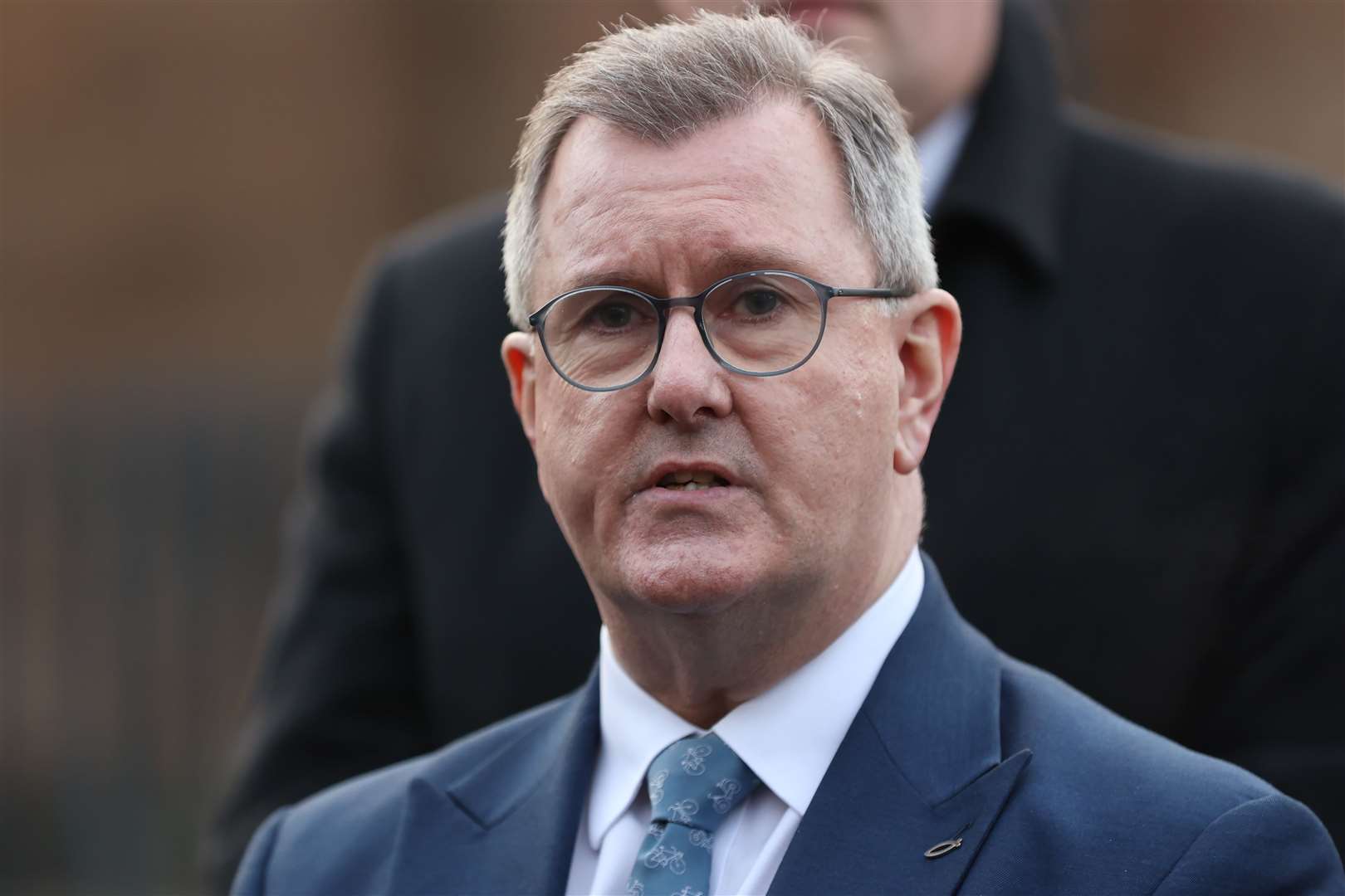 Sir Jeffrey made a plea to the DUP’s “detractors” of the need to recognise that support for the Union is not as strong amongst young people (Liam McBurney/PA Images)