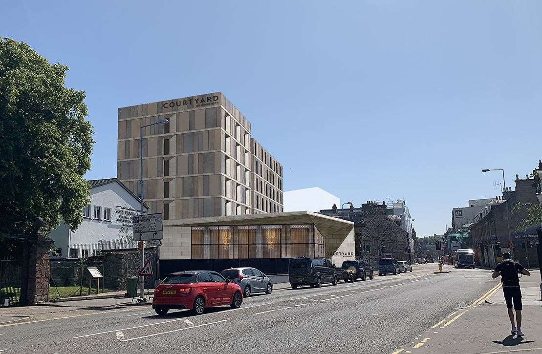 Councillors rejected plans for the hotel last year, on the grounds of its scale and mass.