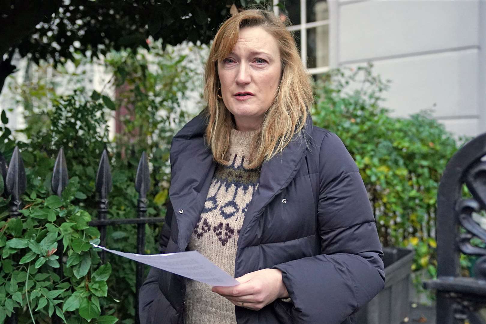 Former PM spokeswoman Allegra Stratton resigned after a video emerged of her joking about a Downing Street party (Jonathan Brady/PA)