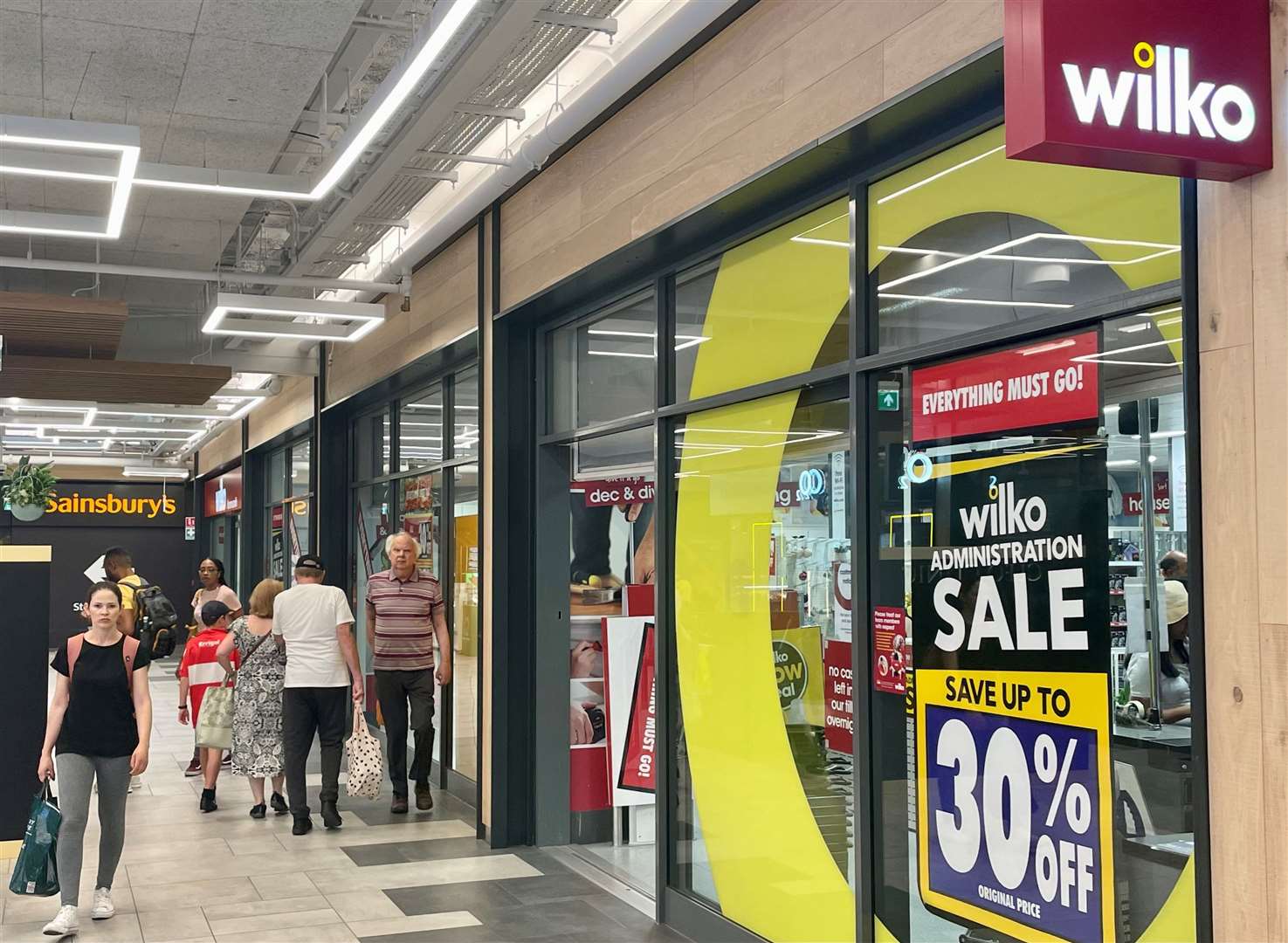Wilko customers compared the store with Woolworths and said they would miss shopping there (Jonathan Brady/PA)