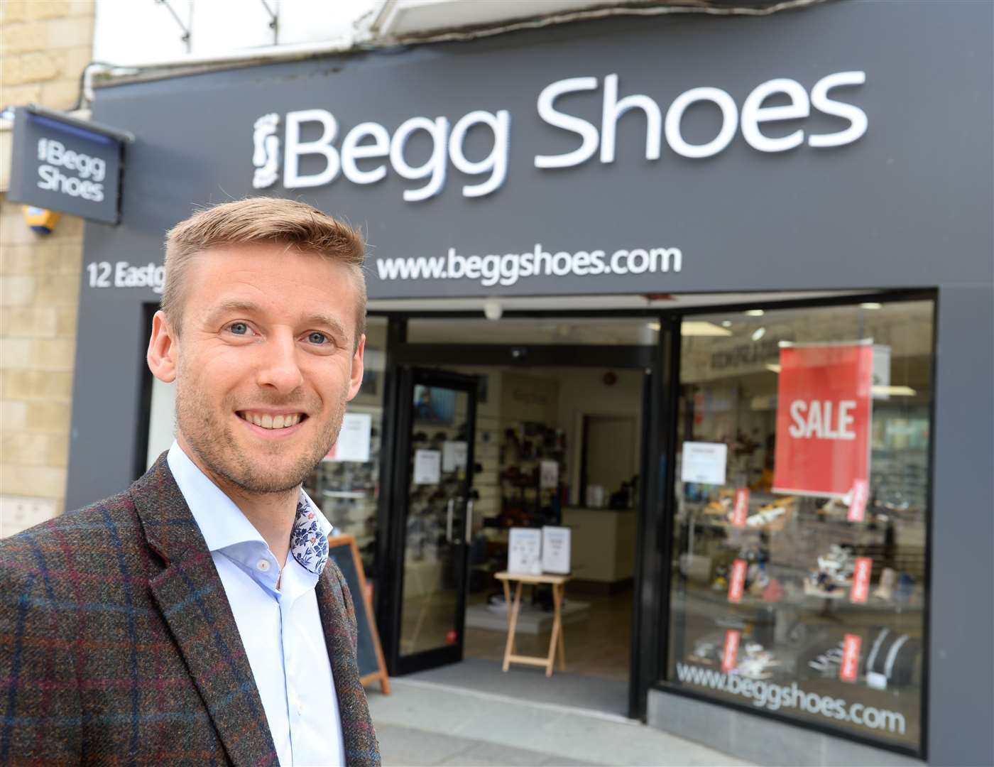 Donald Begg, of Beggs Shoes.