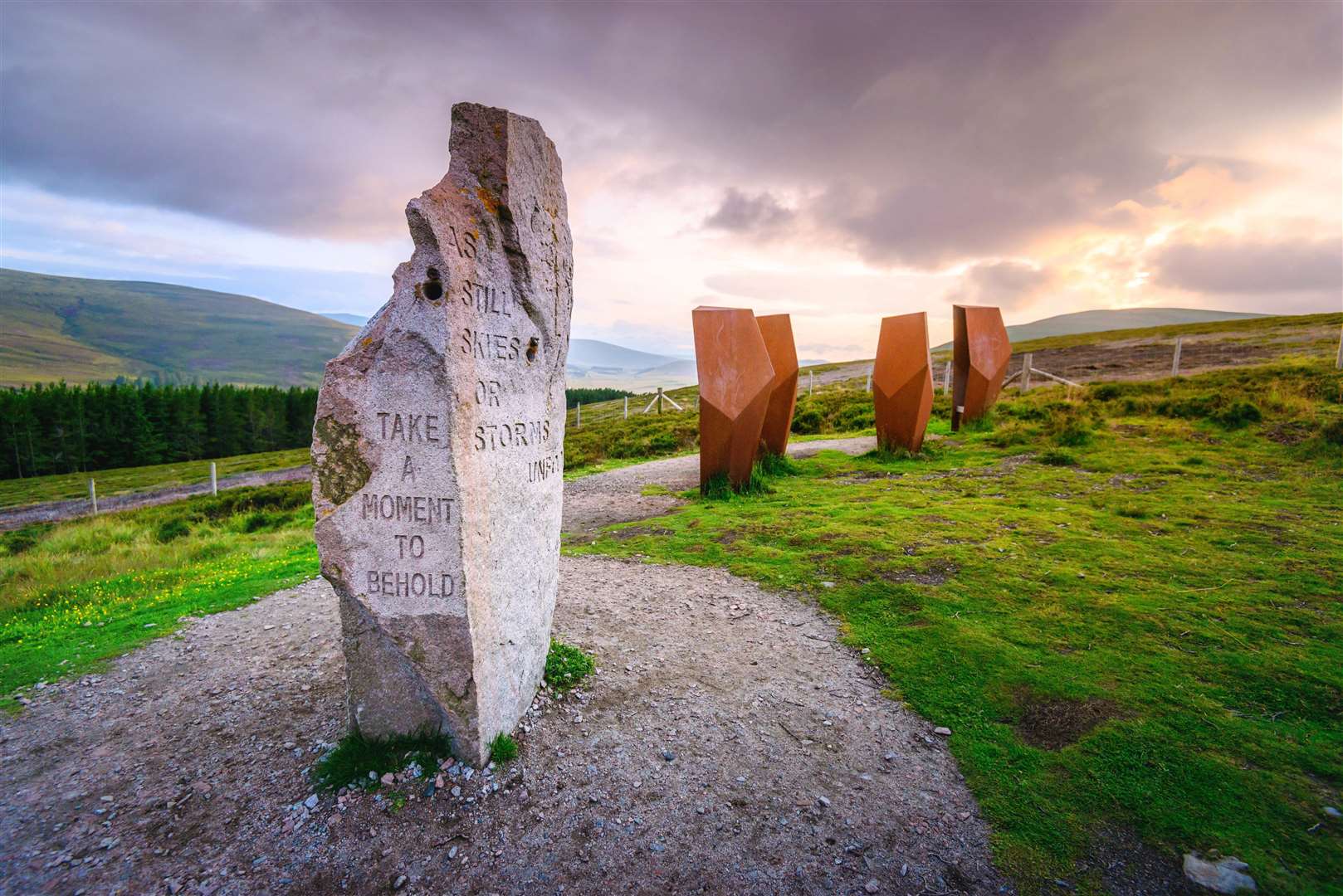 The Watchers, at Corgarff. Picture: VisitScotland/North East 250/Damian Shields