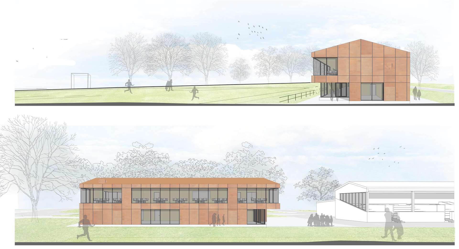The new proposed pavilion at the Bught Park.