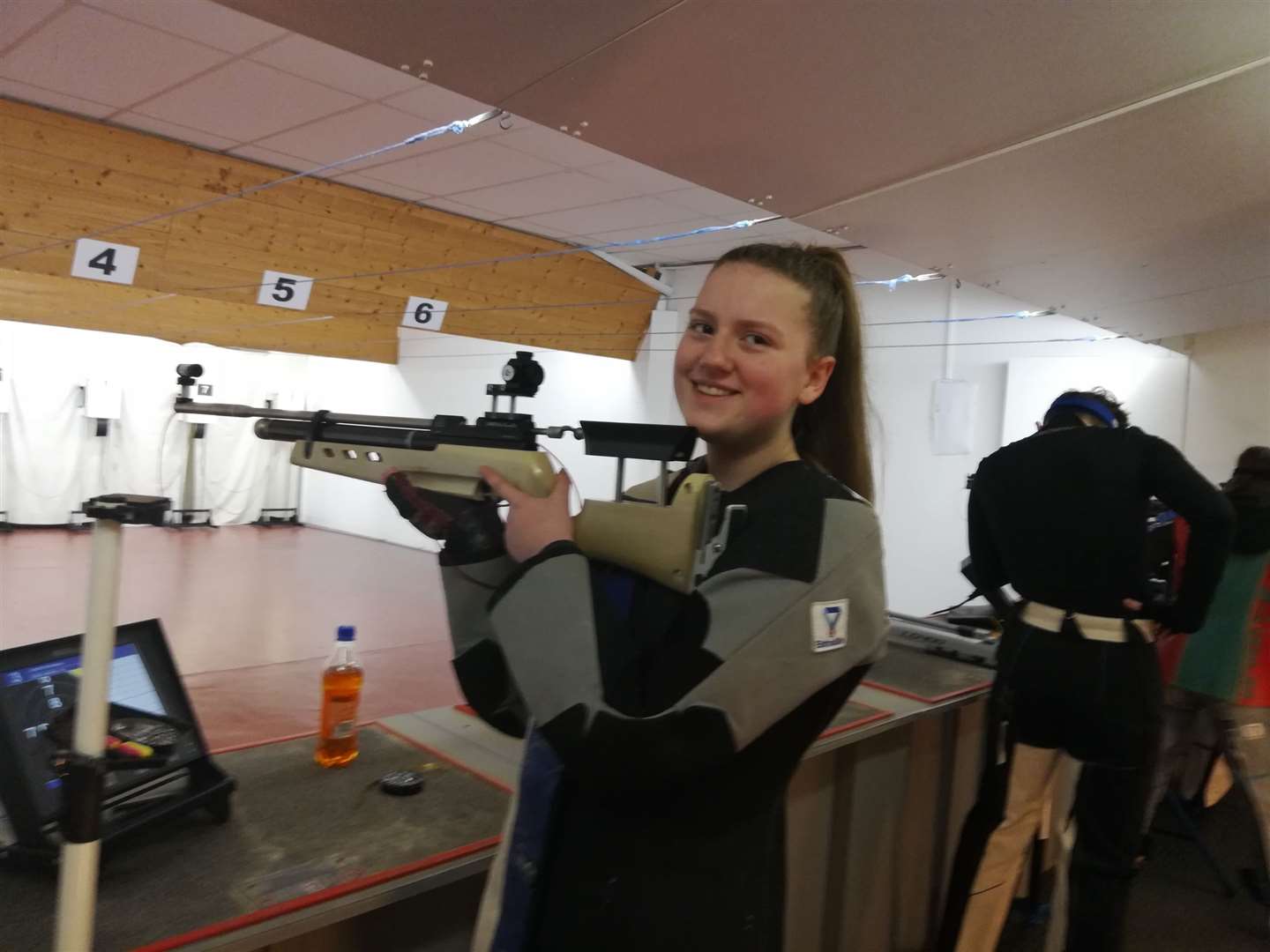 INVERNESS shooting club Target Technique had three members who took part in Scottish National Grand Prix 5 held in Glenrothes. Inverness High School pupil Nikkayla Johnson pictured recorded a personal best of 511.8. It was an impressive performance by the 15-year-old in her first competitio, Culloden Academy pupil Sam Johnston (14) scored 525 while Lauren Rogers (28) came 10th in her competiton.
