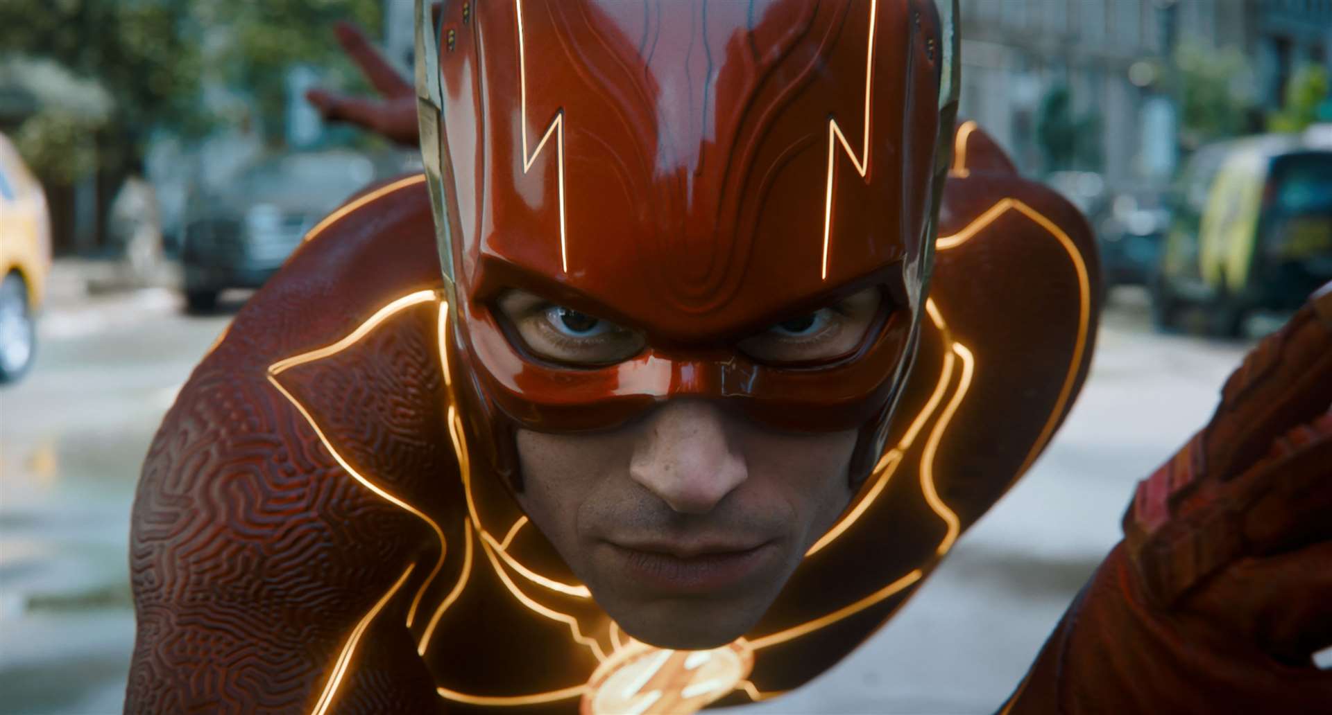 Ezra Miller as Barry Allen/The Flash. Picture: Warner Bros. Entertainment Inc./DC Comics. 2023 PA Media