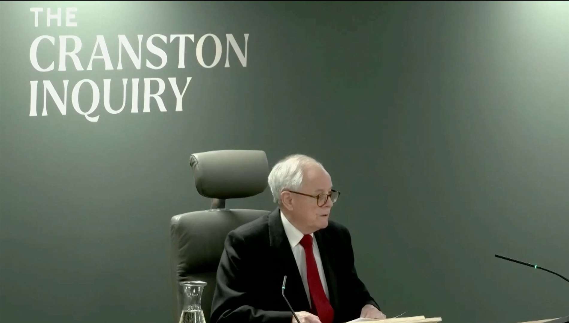 Chairman of the inquiry, Sir Ross Cranston (Cranston Inquiry)