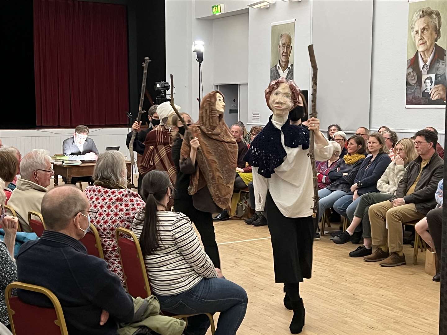 The Riot Of Resolis being performed last Friday in Cromarty's Victoria Hall. Picture: Georgia Macleod