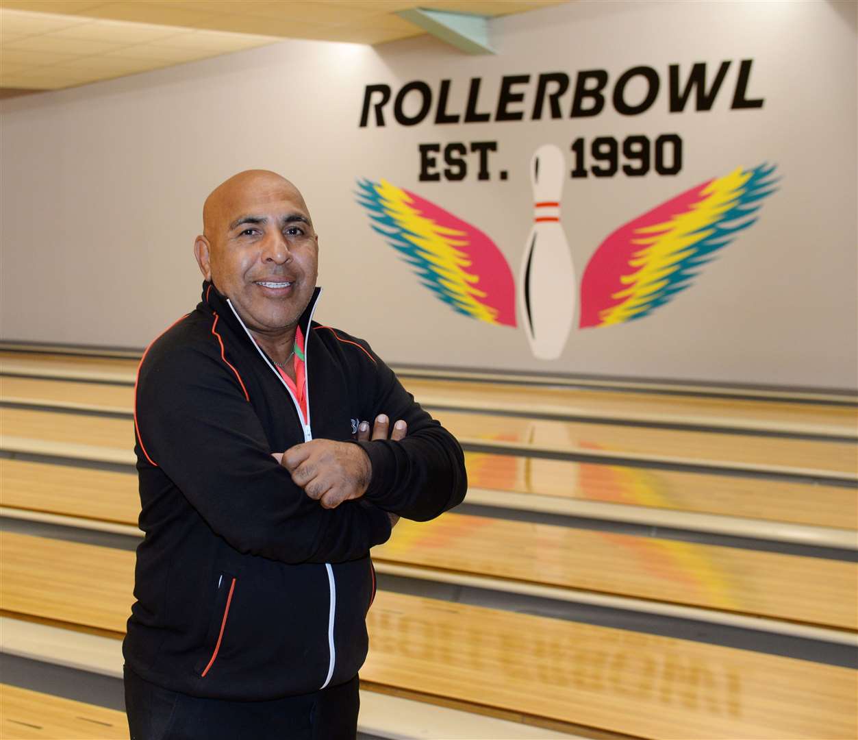 Rollerbowl owner Shahid Yusaf is getting ready to reopen the popular attraction.