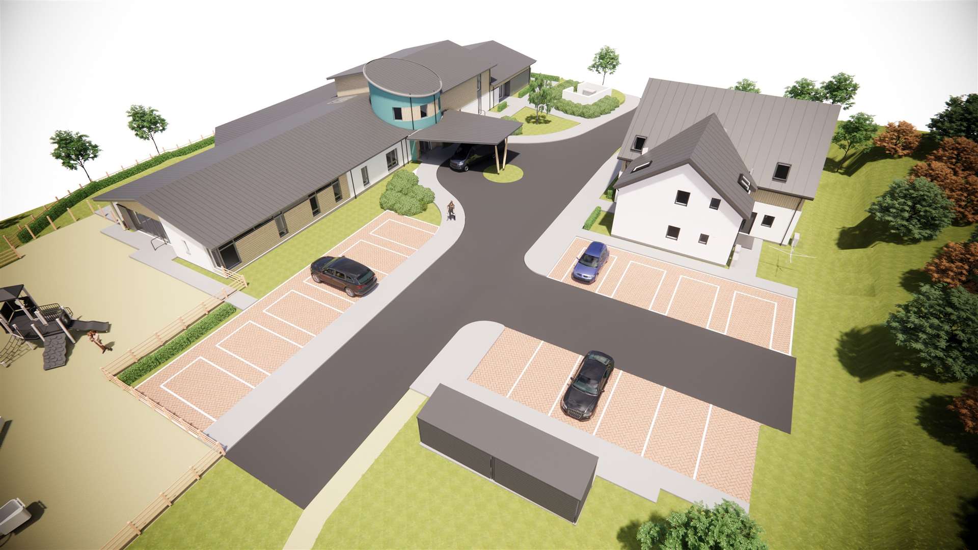 An illustration of what the £4.1m Haven Centre in Inverness will look like.