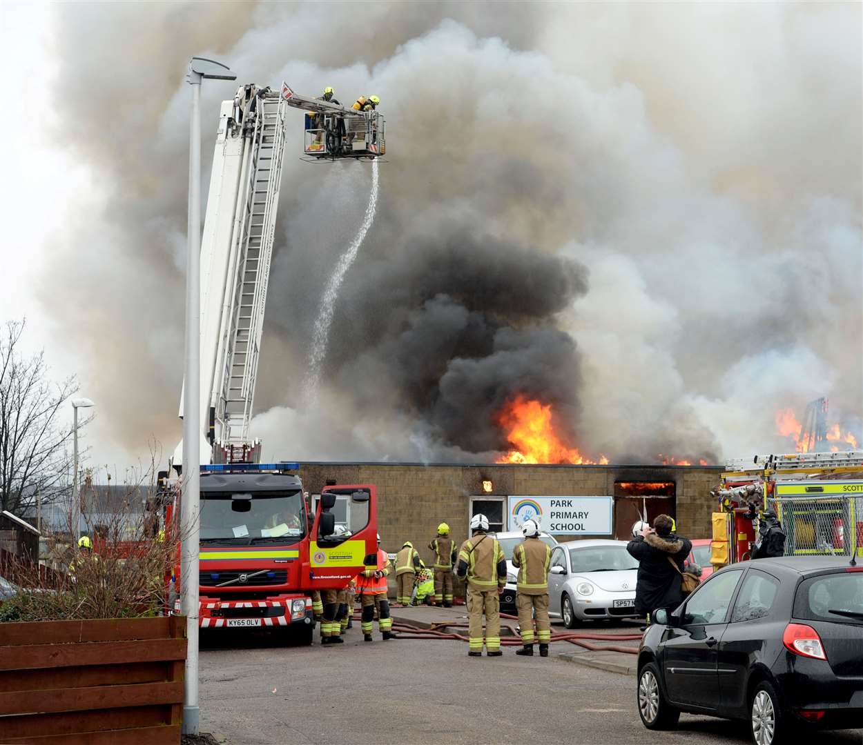 A blaze destroyed Park Primary in February.