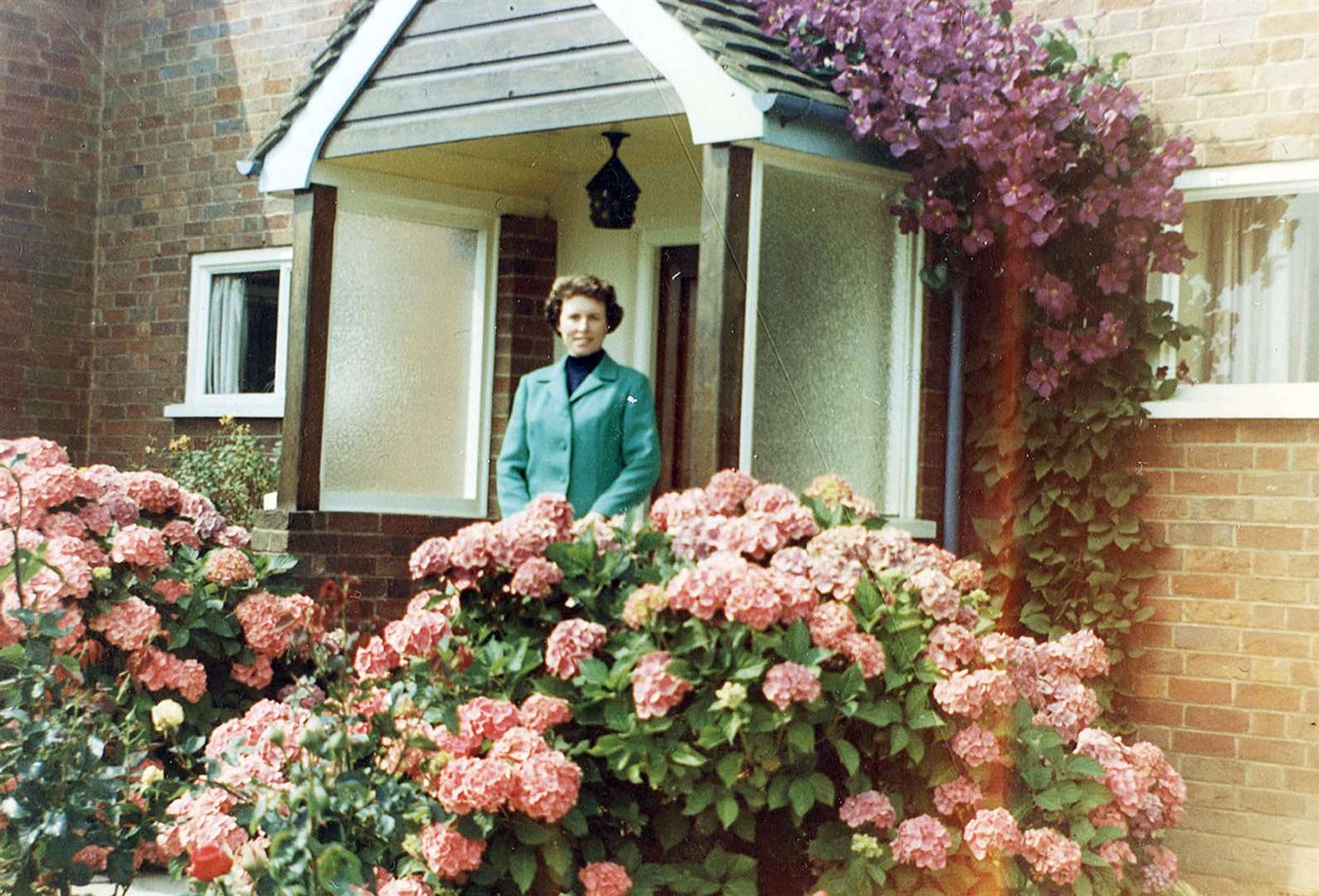 Brenda Venables in the garden of Quaking House Farm, where her body was discovered in 2019 (West Mercia Police/family/PA))