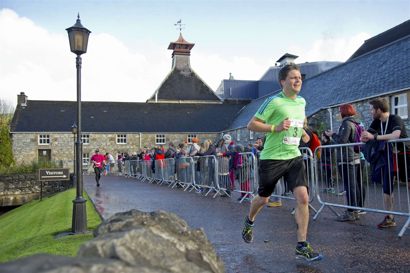 The Dramathon sees runners pass several distilleries on their chosen course – and be rewarded with whisky miniatures at the finish. Picture: Daniel Forsyth/SPP