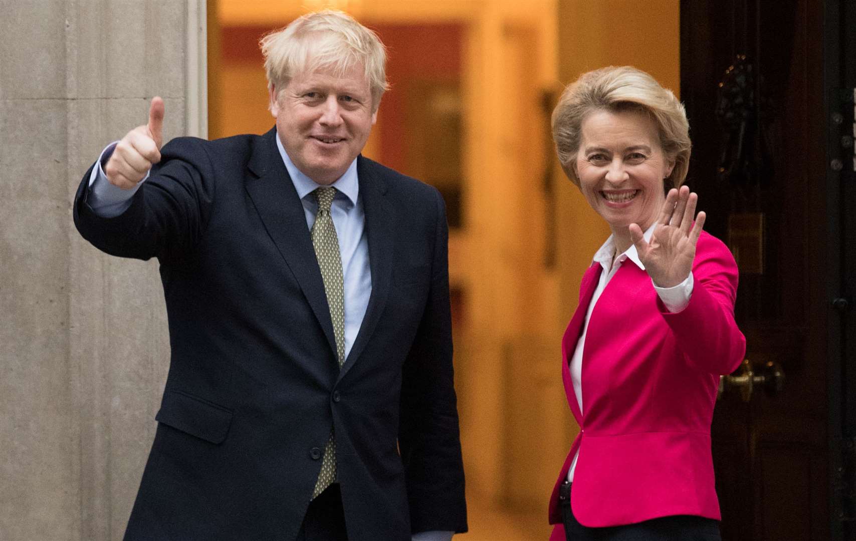Boris Johnson spoke to Ursula von der Leyen ahead of the summit in Brussels (Stefan Rousseau/PA)