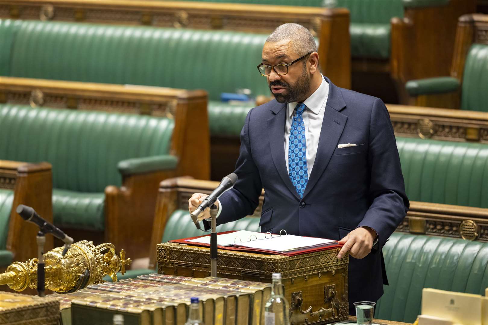 James Cleverly during a statement on Sudan (UK Parliament/Roger Harris/PA)