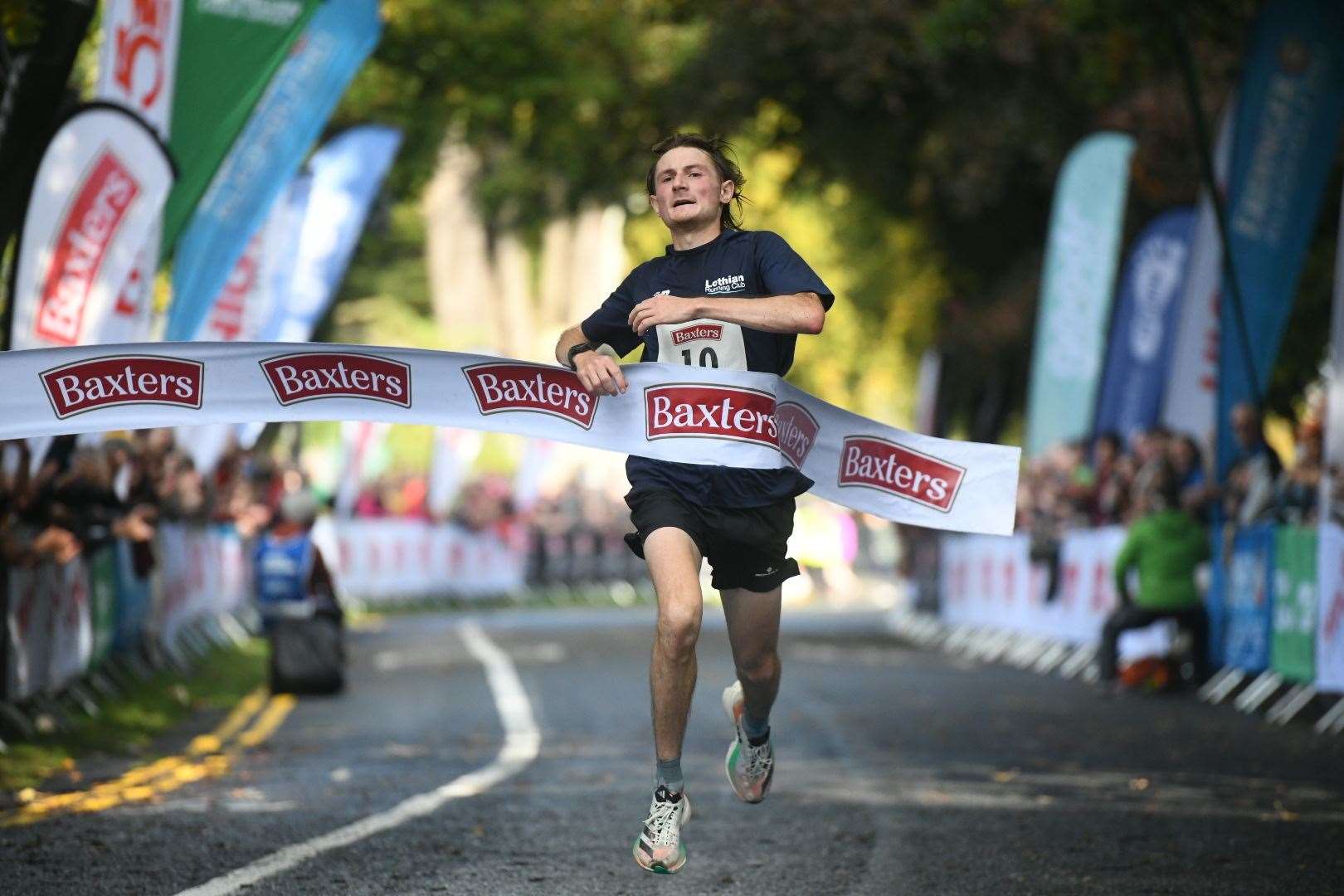 Moray Pryde wins the Loch Ness Marathon 2023. Picture: James Mackenzie
