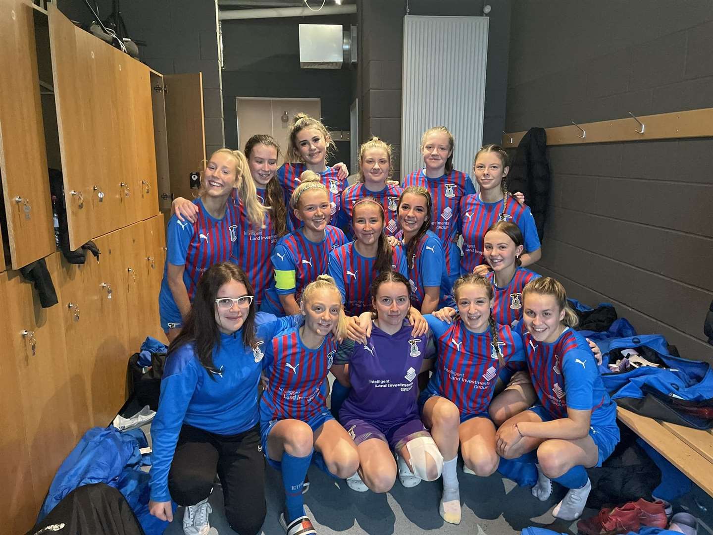 Inverness Caledonian Thistle Women's under-18s were crowned league champions with a 2-1 win over Grampian.
