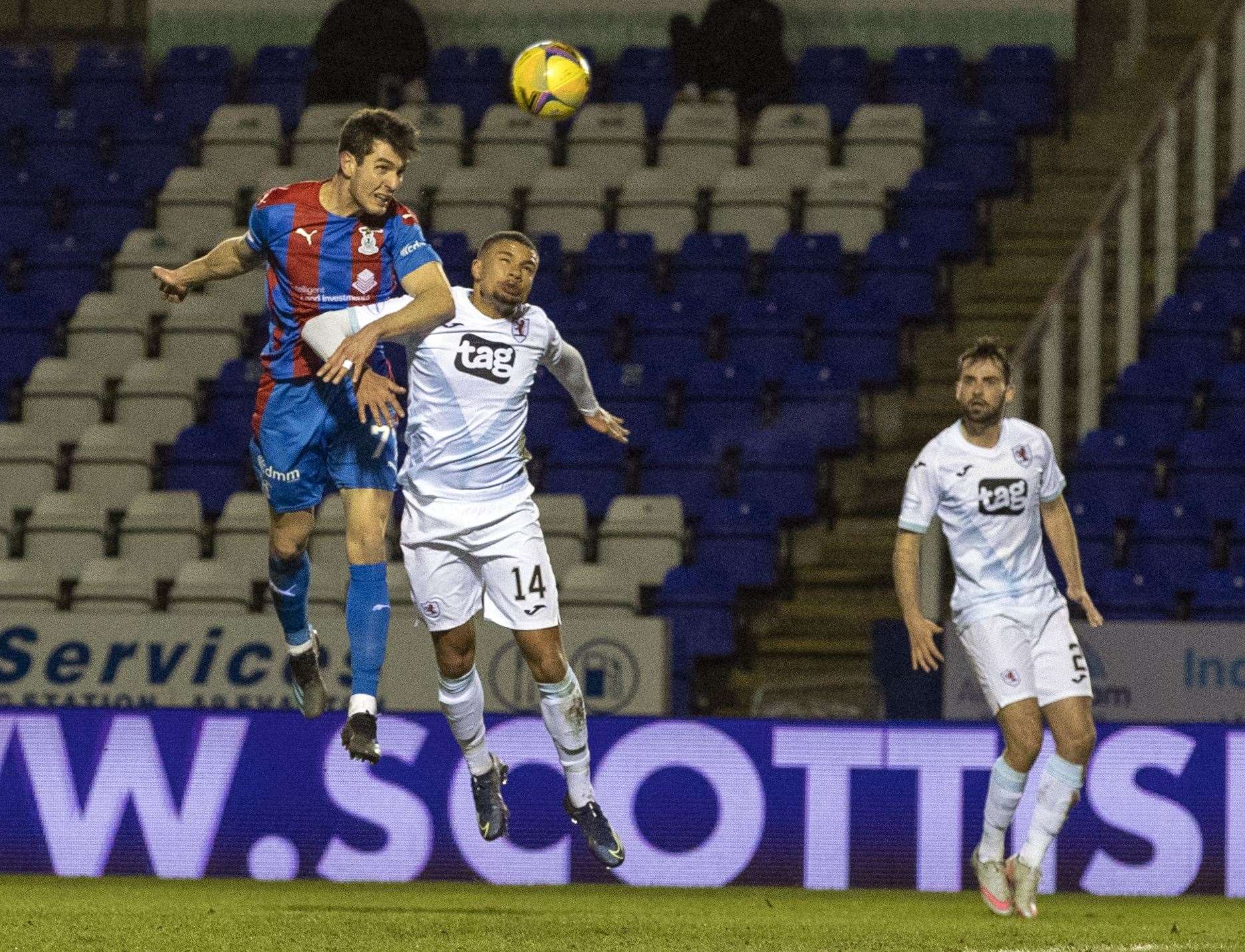 Todorov, in action here against Raith, scroed the winner against Arbroath,