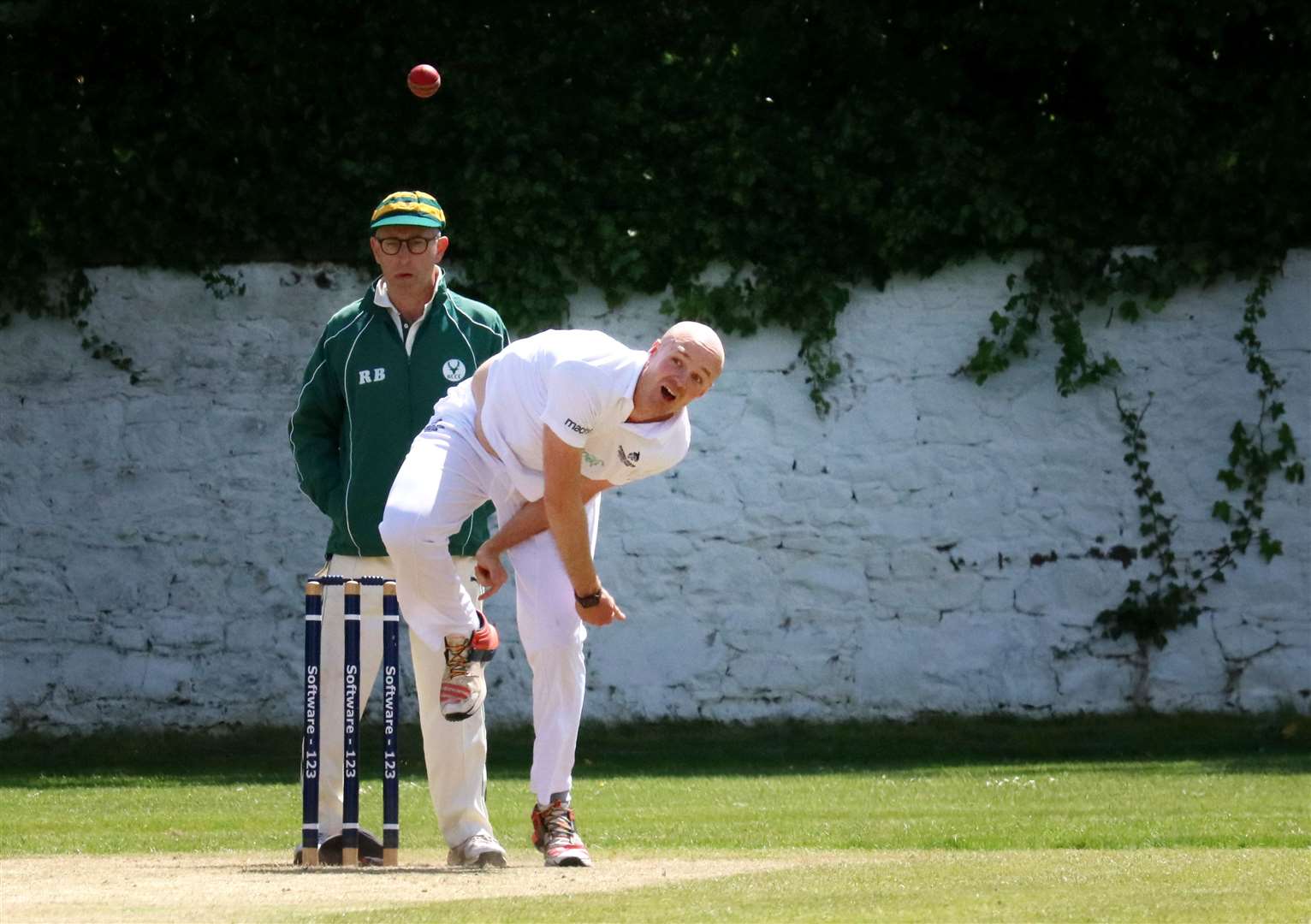 Shaun Thomas took three wickets as Northern Counties won at Nairn County. Picture: James Mackenzie