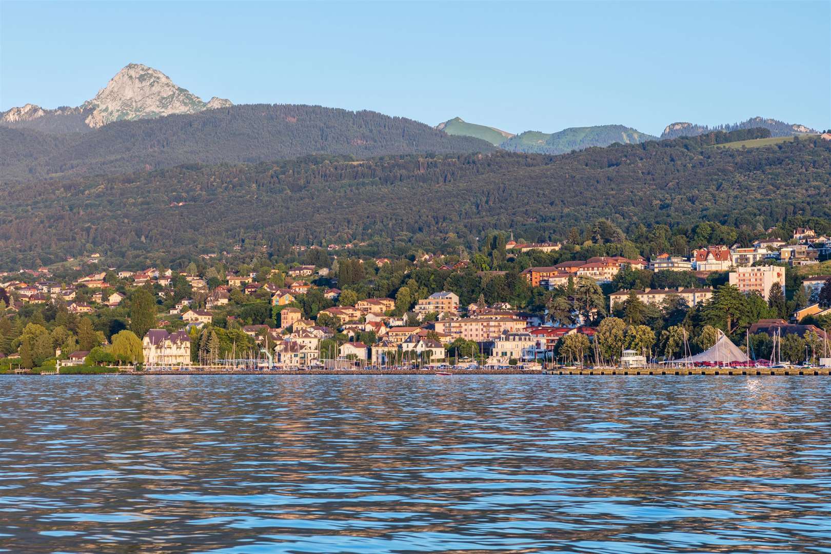 Evian-les-Bains from Lake Geneva. Picture: PA Photo/iStock