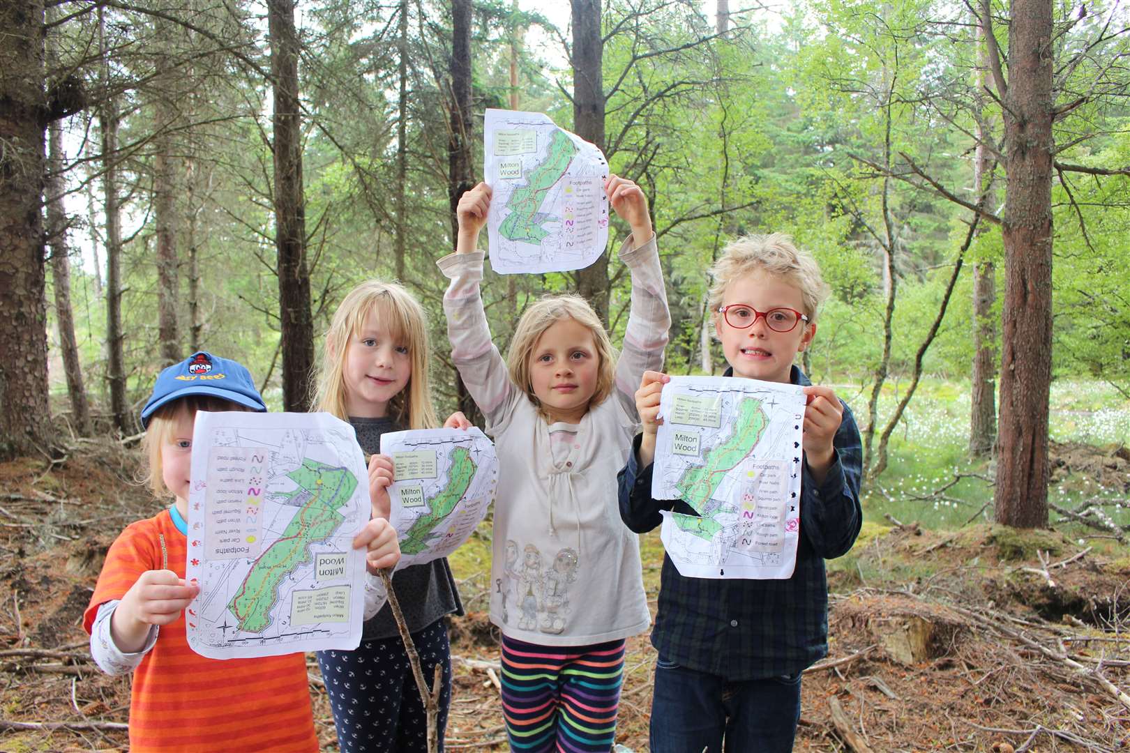 Young families enjoyed last year's mini orienteering event.