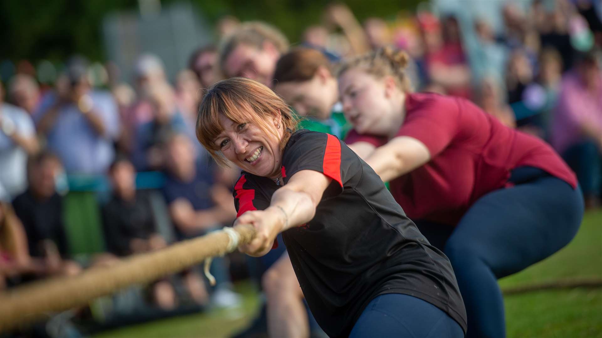 The tug of war is always hotly contested. Picture: Callum Mackay