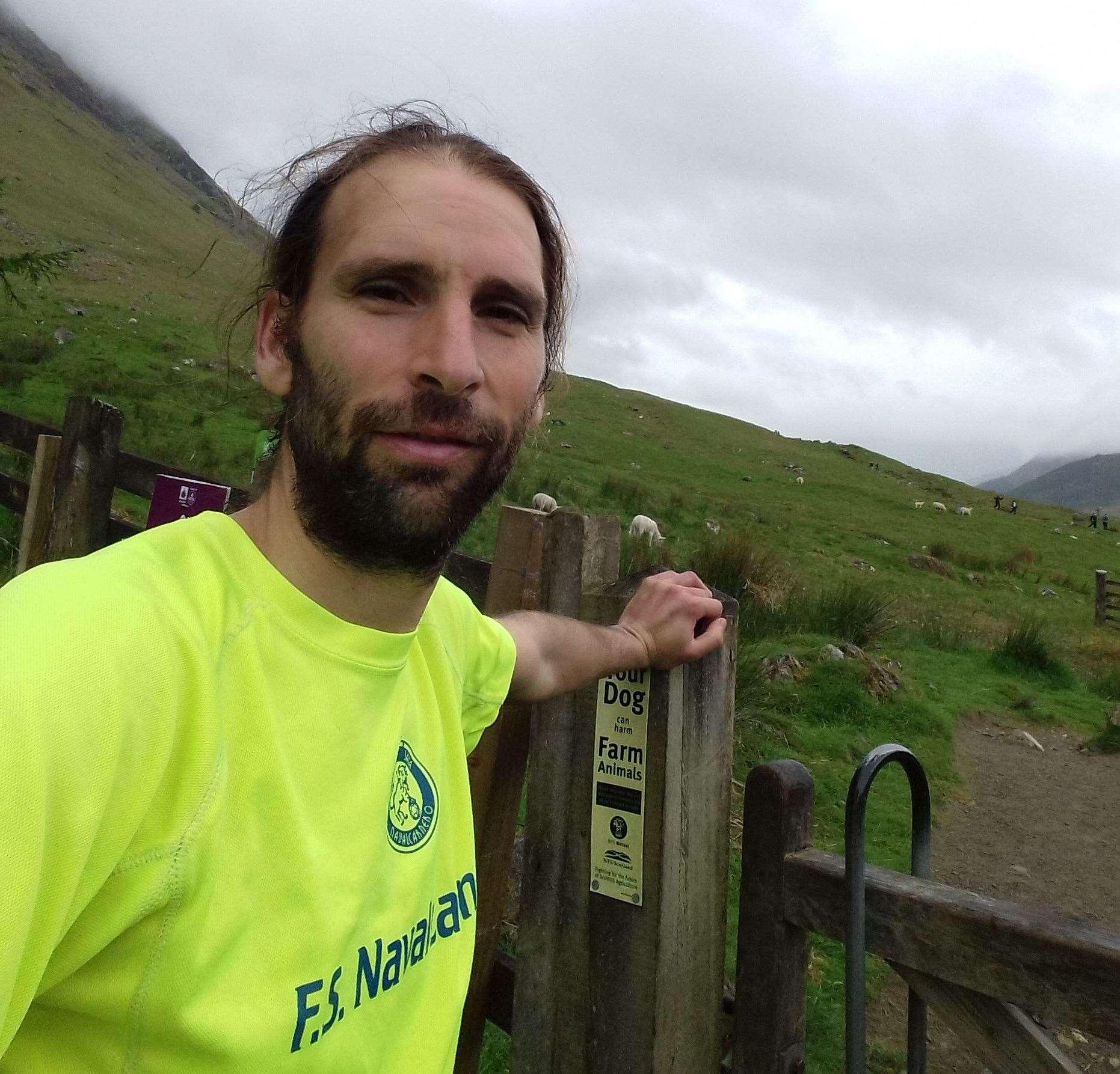 Javi Cabrera Valdes completed the Ben Nevis route seven times from Ben Inn car park to the summit up and down to the tourist path in 24 hours.