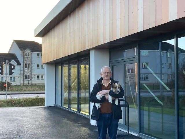 Bruce Nevill, clinical director of Crown Vets, outside what will be the new Highland Vet Referrals building. Picture: IVC Evidensia