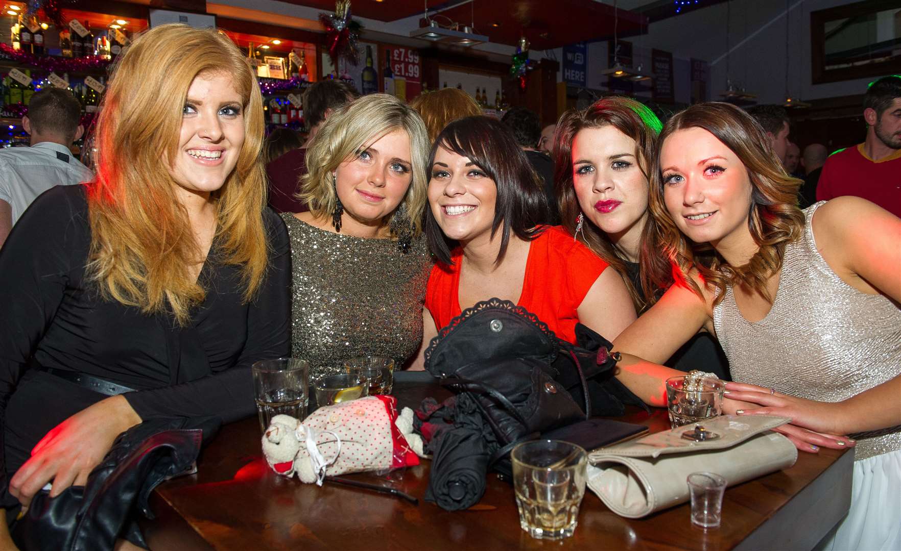CitySeen 15DEC..Ralph Crook's Hairdressers Xmas night out in Auctioneers...Picture: Callum Mackay. Image No. 0020422.