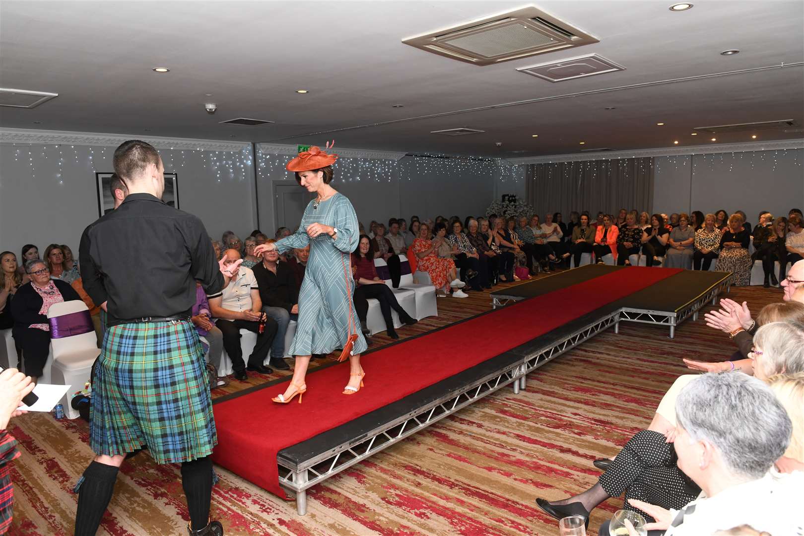 A scene from the fashion show. Picture: Alexander Williamson.