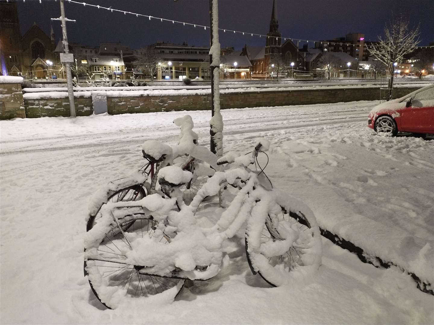 Wintry weather was impacting various modes of transport this week.