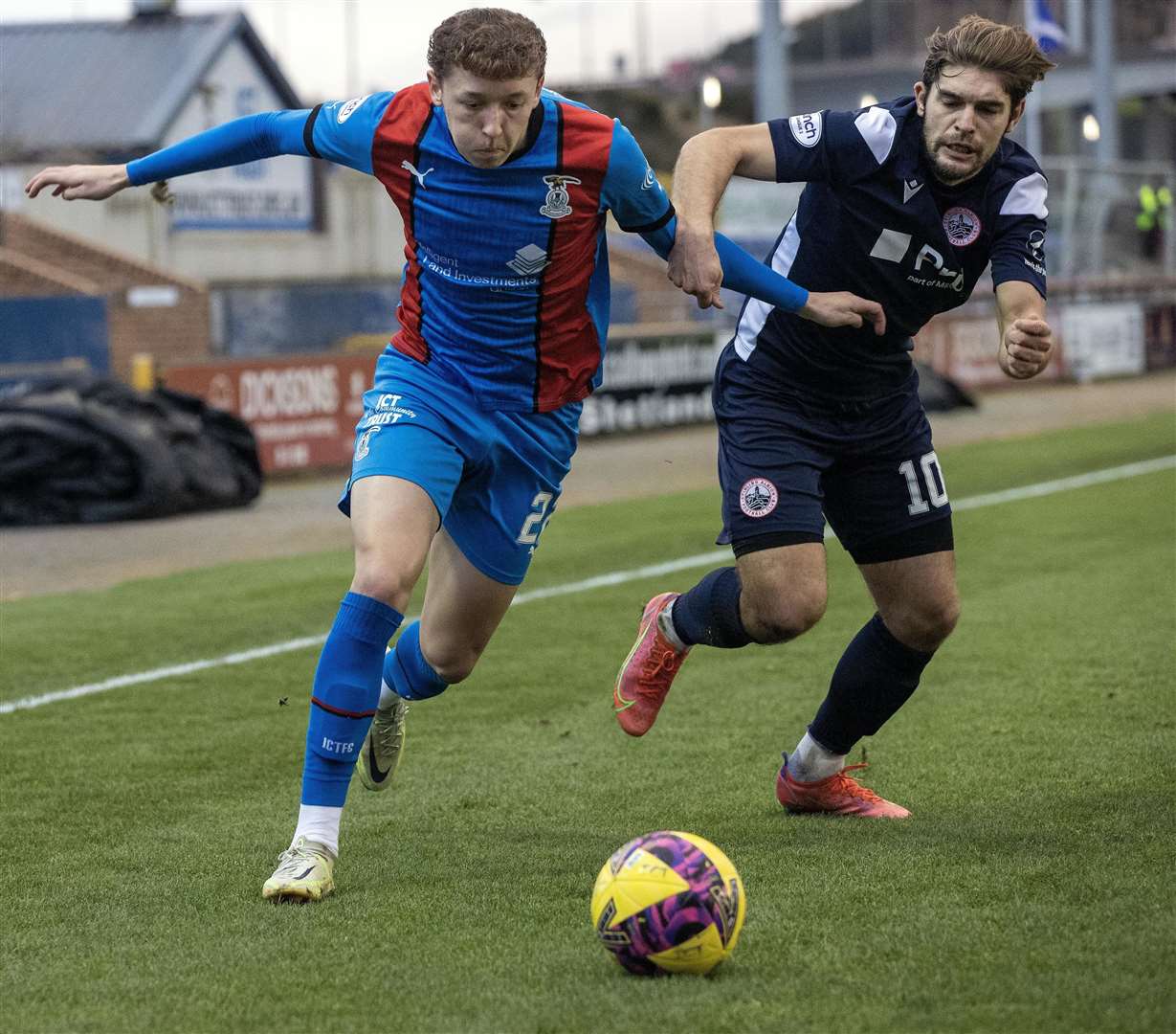 It took an effort for Caley Thistle to get past their opening hurdle of Stirling Albion. Picture: Ken Macpherson