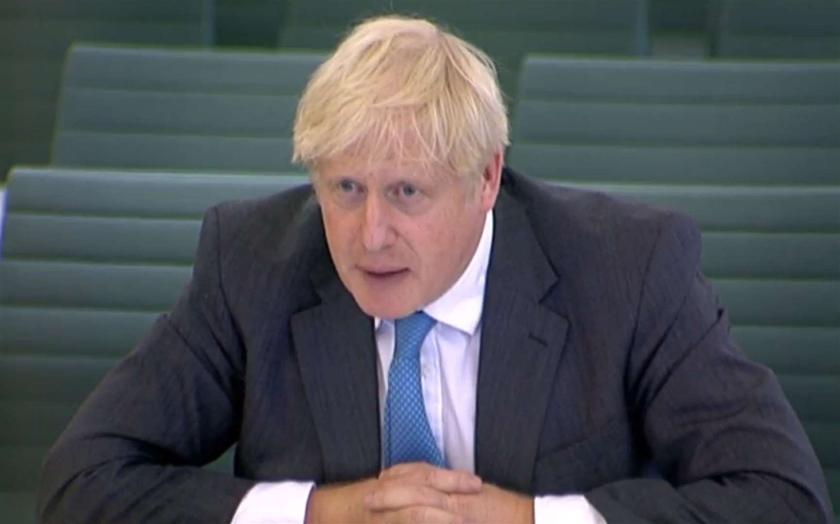 Boris Johnson gives evidence to the Commons Liaison Committee (House of Commons/PA)