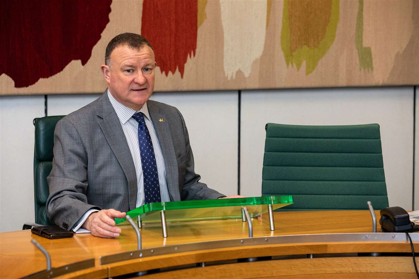 MP Drew Hendry at Westminster,