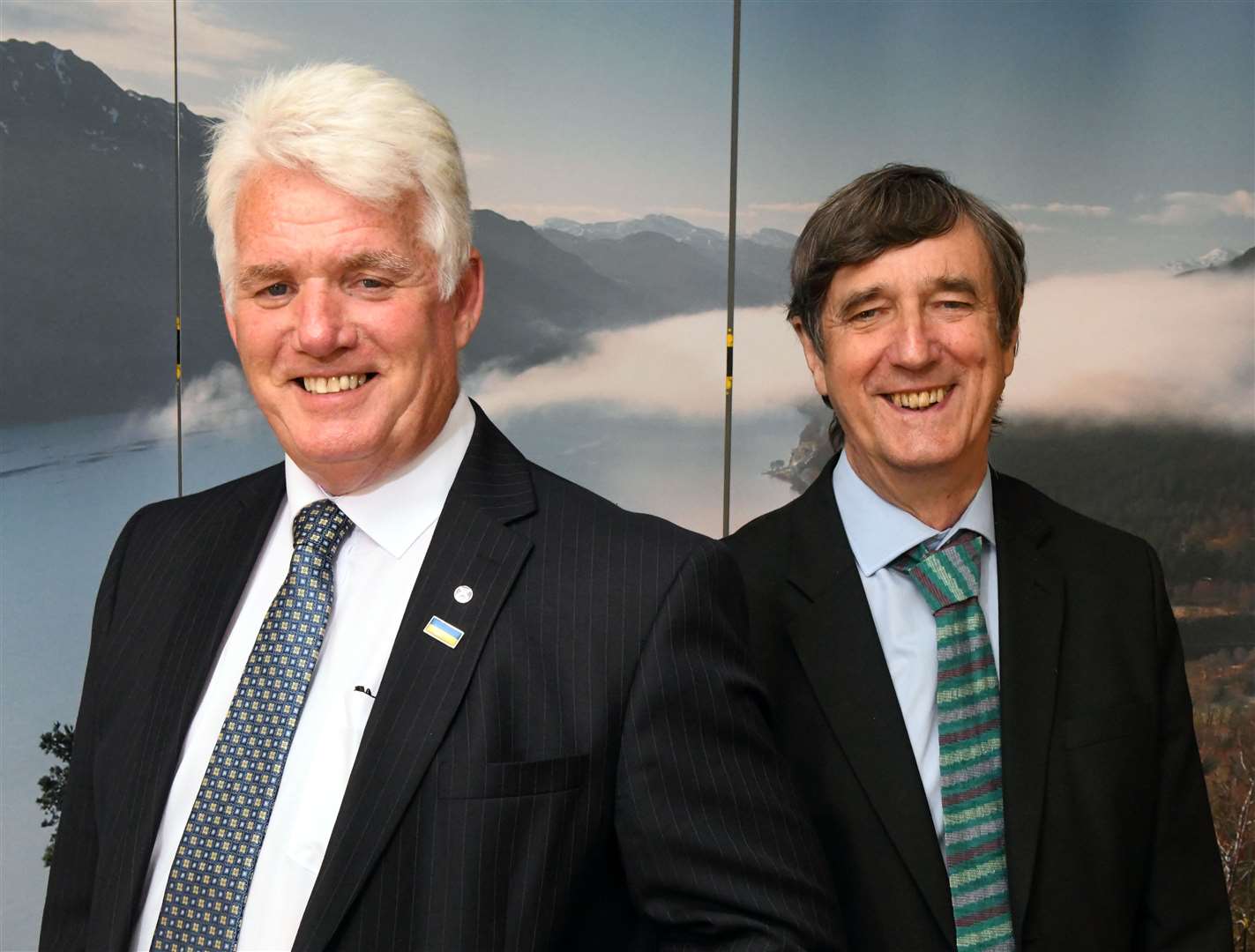 City Leader Ian Brown pictured with his deputy Greens Councillor Chris Ballance.