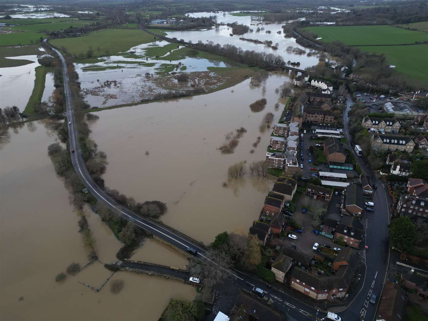 The Environment Agency said ongoing impacts are likely across much of England over the next five days because the ground is ‘completely saturated’ (Jamie Lashmar/PA)