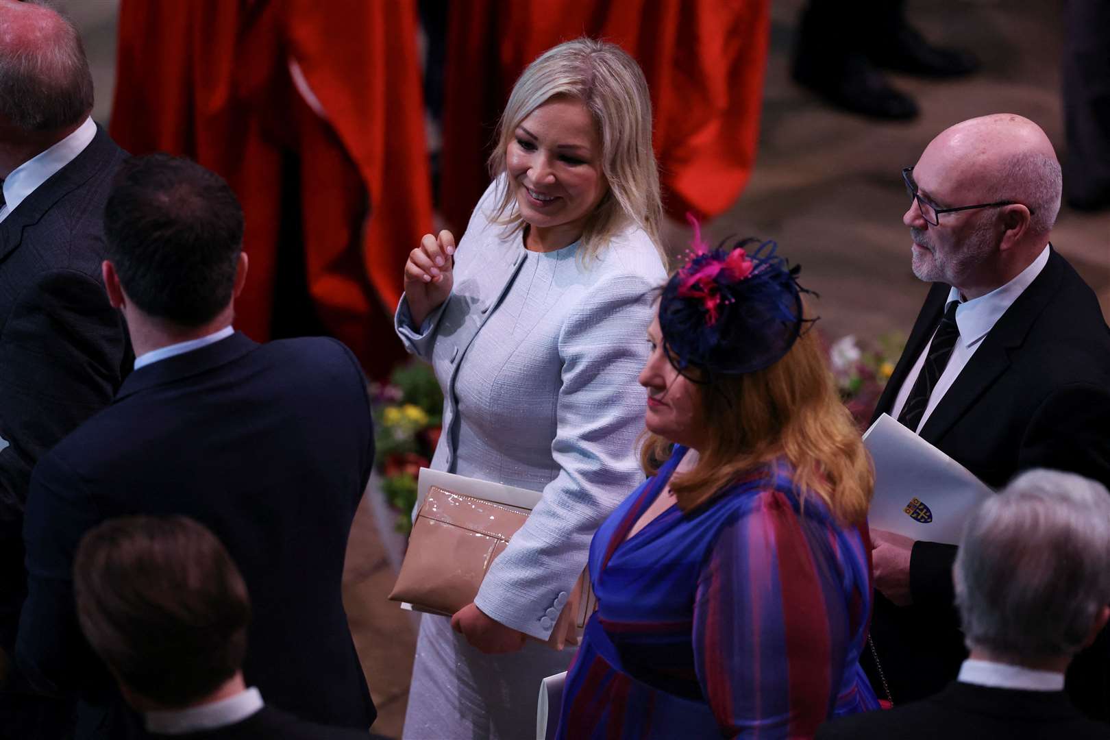 Michelle O’Neill at the coronation of the King (Phil Noble/PA)