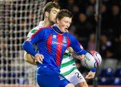 Caley Thistle forward Shane Sutherland, who scored in Monday night's 2-0 pre-season win at Clach.