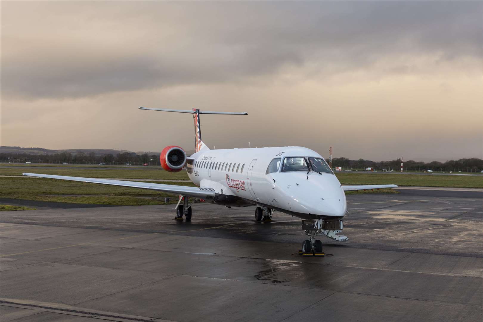 The Loganair Embraer 145 which was used on the Inverness-East Midlands route which will end on January 5.