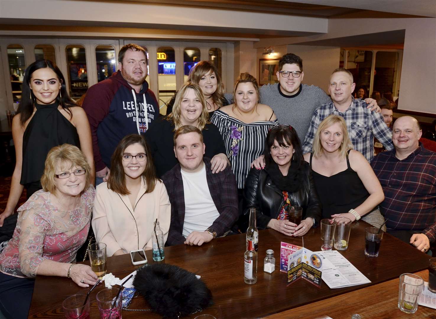 Cityseen..Rory Davidson(centre,front) enjoys his 21st birthday party...Picture: Gary Anthony. Image No. 040027.
