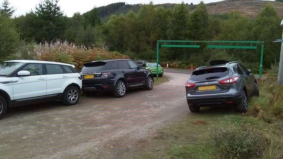 Parking is proving to be an issue at the Ben Wyvis car park.