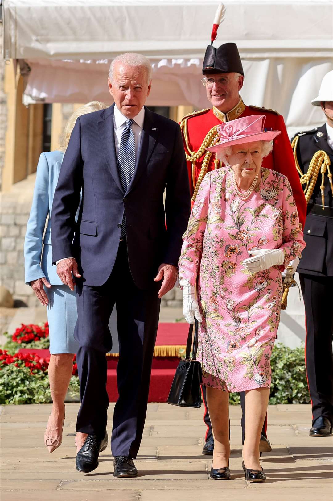 The Queen with US President Joe Biden (Chris Jackson/PA)