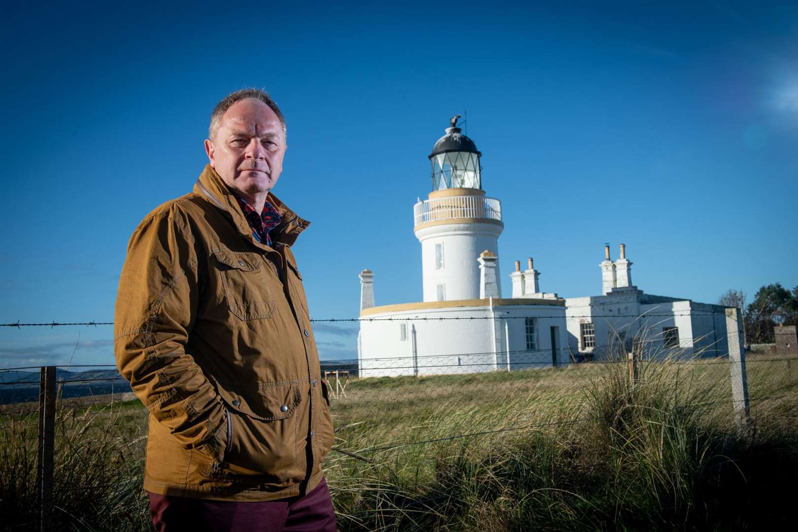 Author Paul T Hart and his new book Operation Fulcrum Storm. Picture: Callum Mackay..