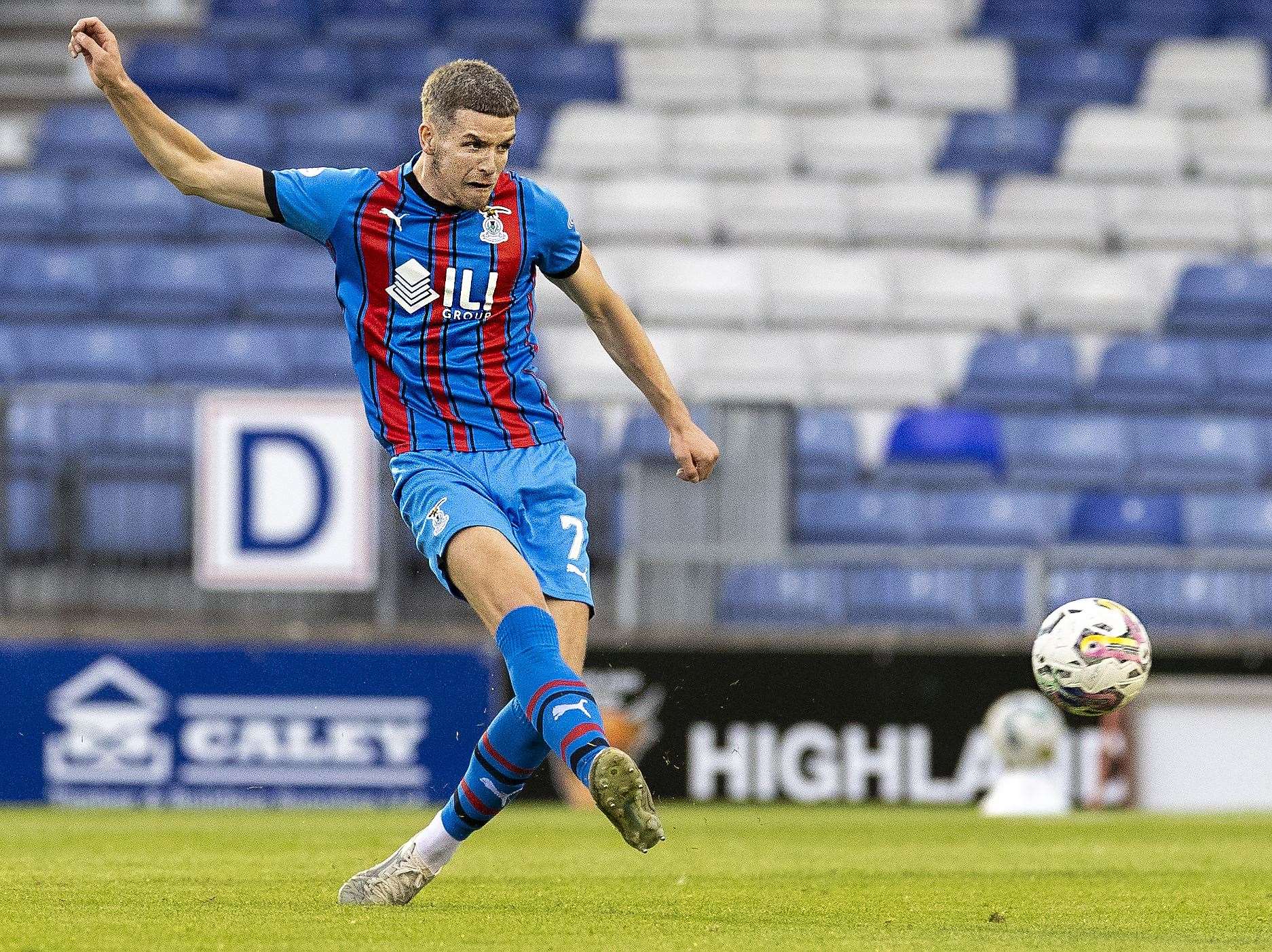 Charlie Gilmour believes Inverness will be able to play without pressure at Dundee this Sunday. Picture: Ken Macpherson