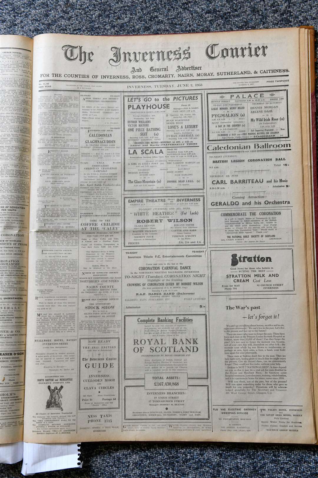 The Courier front page of June 2, 1953