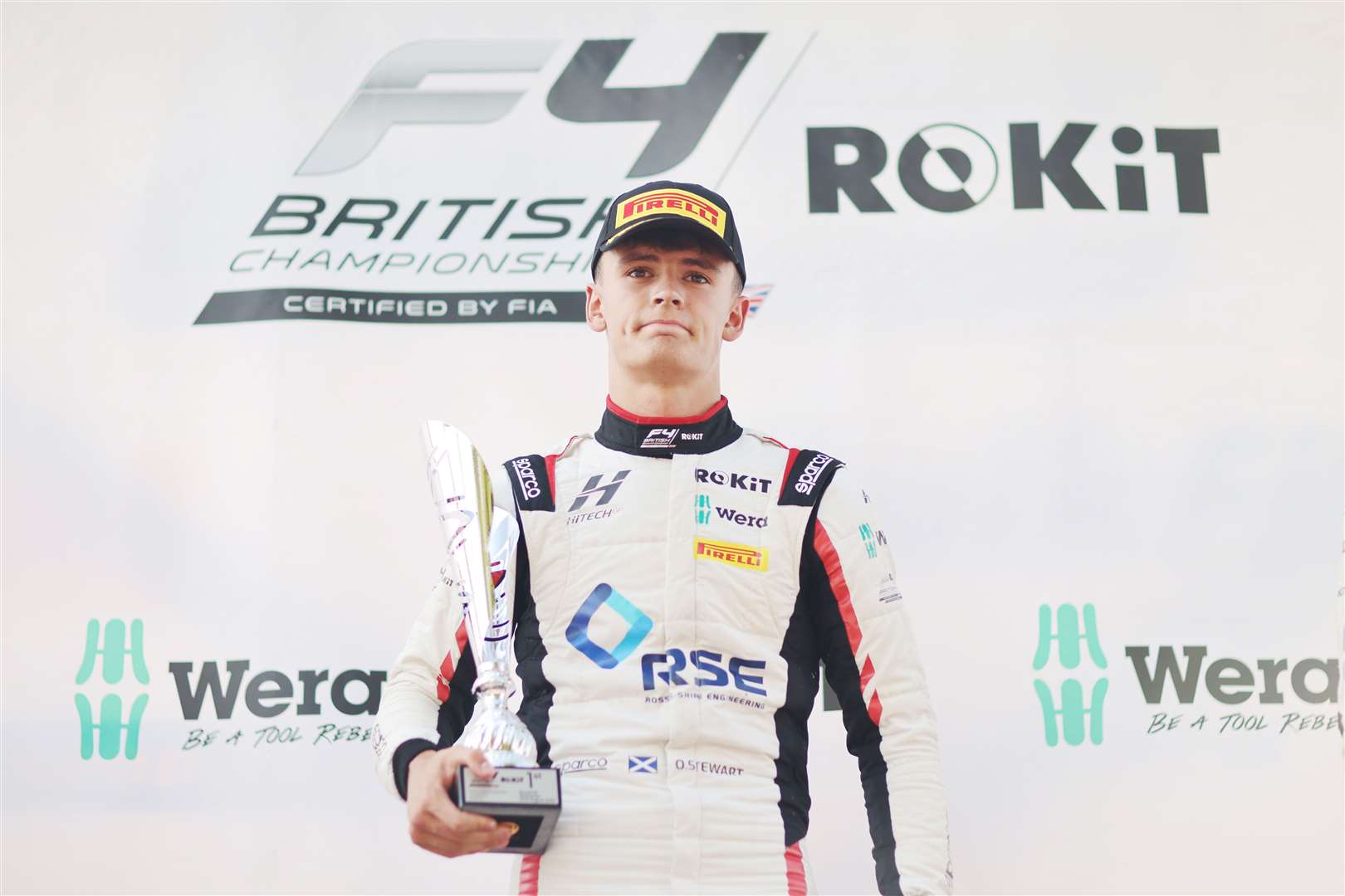 Beauly racing driver Ollie Stewart picked up his third Rookie Cup win of the F4 British Championship season. Picture: Jakob Ebrey Photography